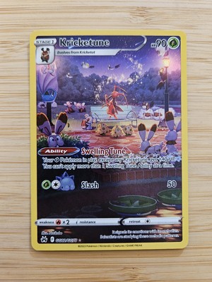 Kricketune GG02/GG70 Crown Zenith Galarian Gallery NM Ultra Rare Pokemon Card