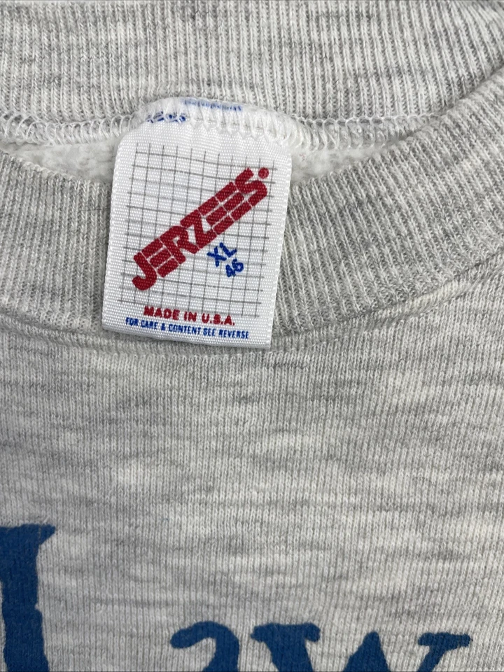 Sudadera Vintage Law Miserables NLC Cuello Redondo Talla XL 80s Foto 3 de 4