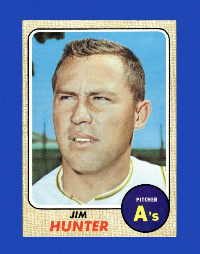 1968 Topps Set-Break #385 Jim Hunter VG-VGEX *GMCARDS*