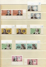 NRD 2406 - 2411 2x czysty z marginesem, osobistości