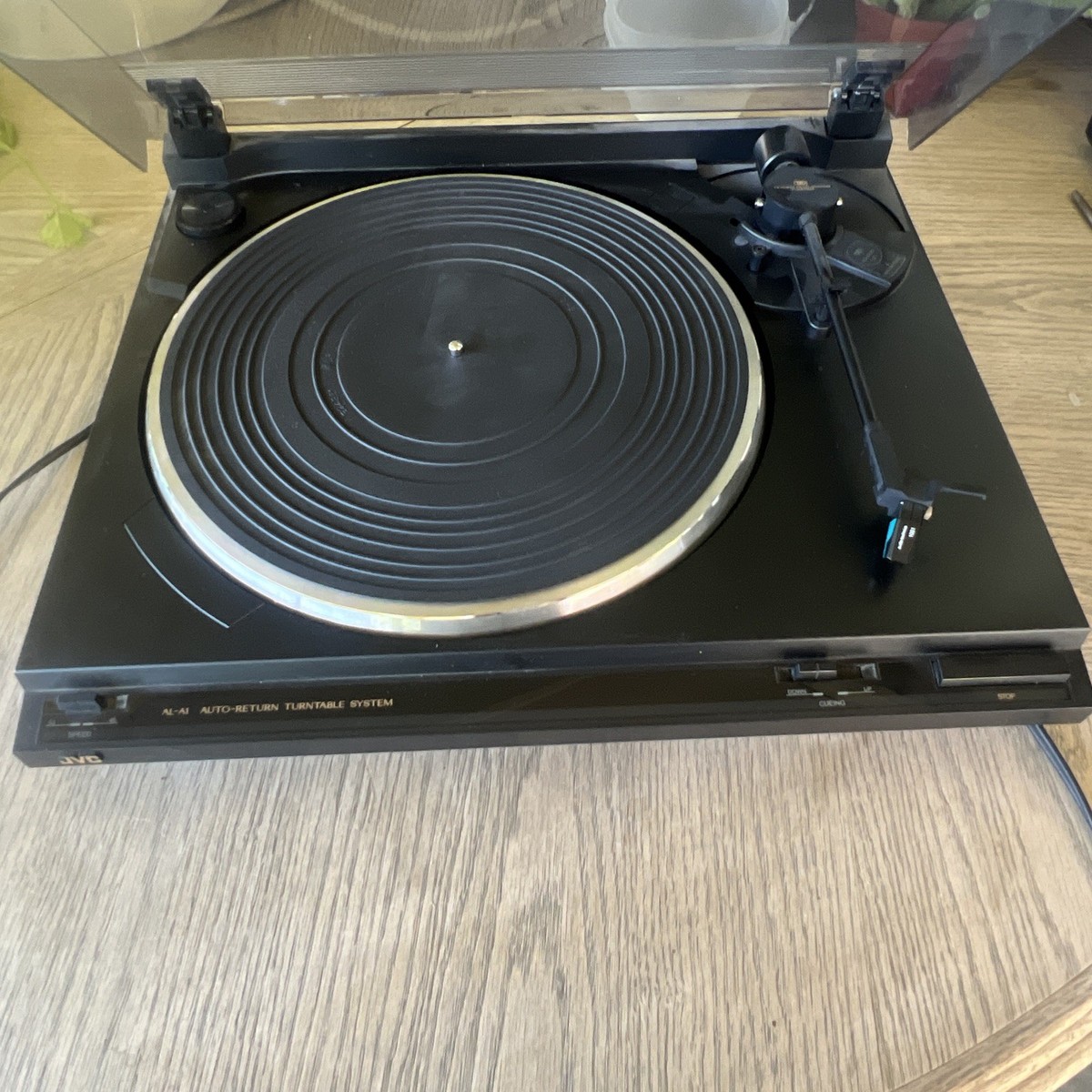 JVC Auto-Return Turntable Record Player AL-A158BKX Tested Working
