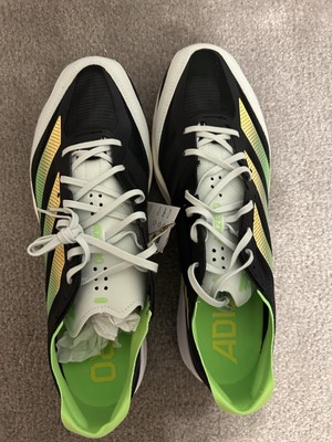 Adidas Adizero Adios 7 Black Solar Green Run Race Shoes  display picture 2