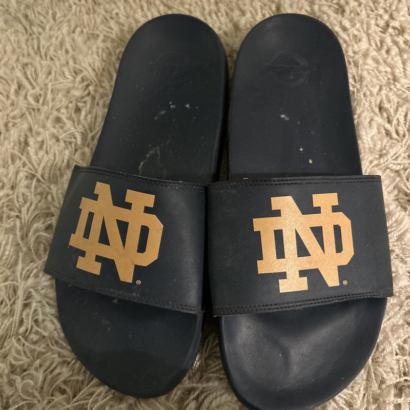 Under Armour Ansa Graphic Collegiate Slides, University Notre Dame Size 12