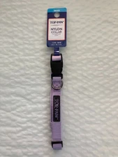 Top Paw Light Purple Gunmetal Small Dog Collar 12- 18 Inches