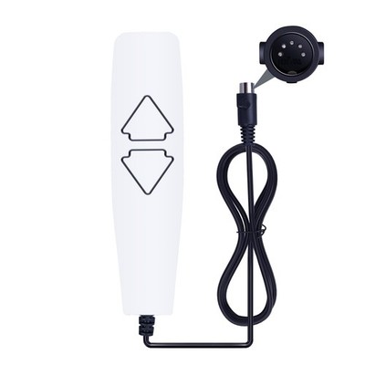 2 Button 5 Pin Backlight Lift Chair Remote Hand Control with USB Replacement ...