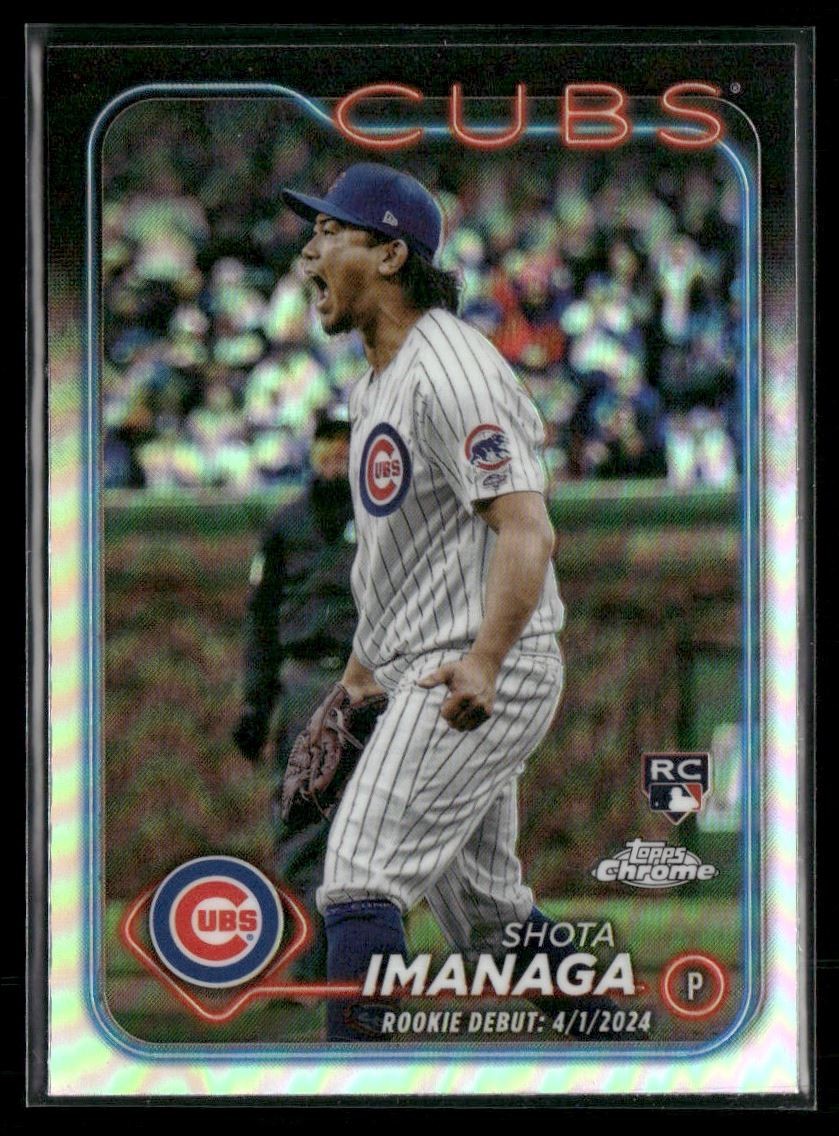 Shota Imanaga 2024 Topps Chrome Update Refractor Chicago Cubs #USC95