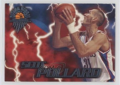 1997 Wheels Rookie Thunder Rising Storm Scot Pollard #19 RC 0q3
