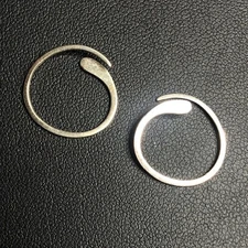 9006 BOMA Sterling Silver 925 Small Hoop  Earrings Minimalist Modern Design
