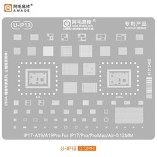 Stencil reballing AMAOE U-IP13 PER IPHONE 17 SERIE-A19/A19 PRO