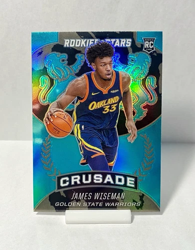 James Wiseman (RC) Crusade Teal Prizm 2020-21 Panini Chronicles #523
