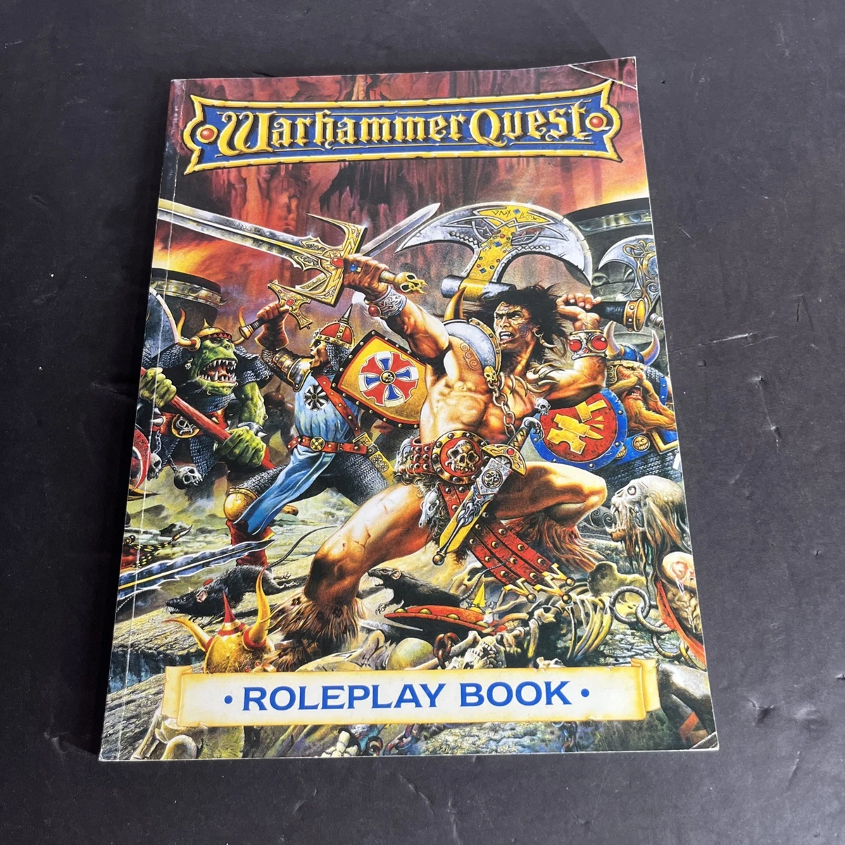 Vintage Warhammer Quest - 1995 Games Workshop Board Game 192 Page Roleplay Book