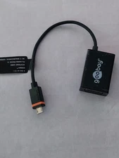 Slimport adapter micro usb 2.0 to d-sub 15pin HD VGA Goobay