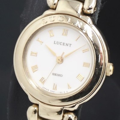 Seiko Quartz Lucent 4N21-0590 White Dial Ladies Watch NSK KRK