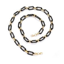 Eyeglass Chain for Women, Acrylic Eye glasses Chain Necklace Sunglasses Black