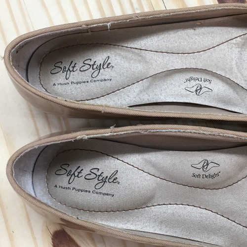 Soft Style Shoes Womens 10 M Ballet Flats Brown Bow Round Toe Casual Slip On - Picture 10 of 17