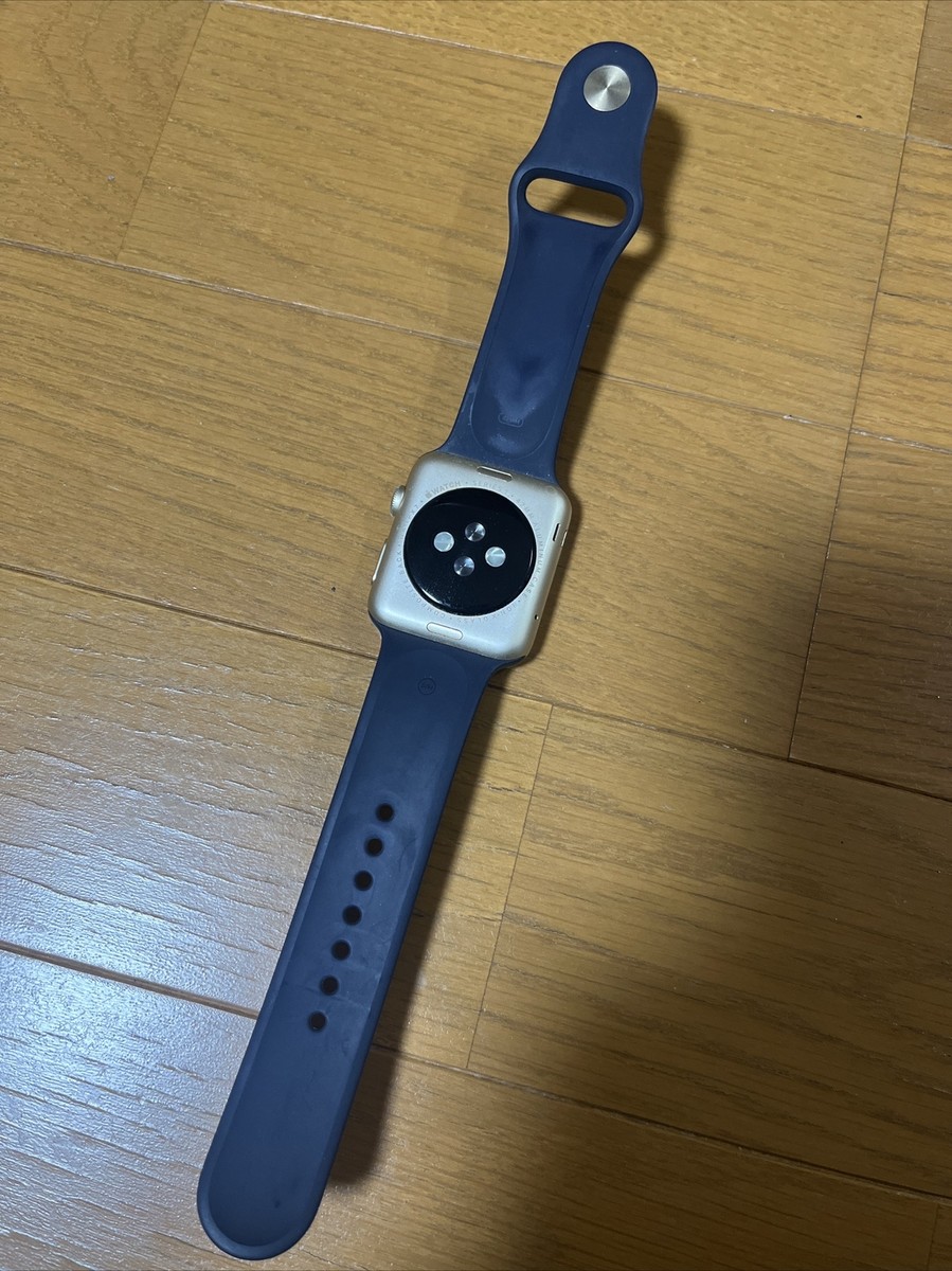 Apple Watch - apple watch series1 42mm アルミ　ミッドナイトブルー Apple Watch Series 1 42mm Gold Aluminum Case Midnight Blue Sport