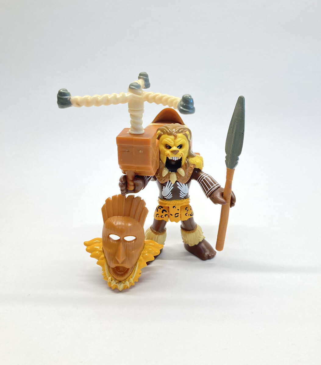 Imaginext Battle Arena Tiger the Hunter Mask spear works fisher