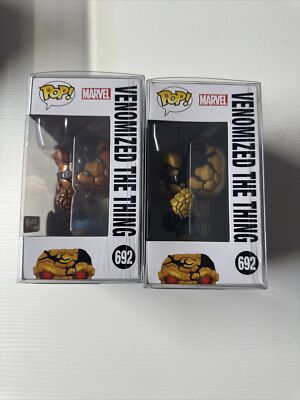 Funko POP!Marvel Venomized The Thing Exclusive Vinyl #692 -Both