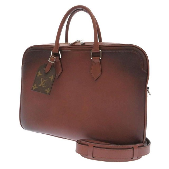 LOUIS VUITTON Dandy Briefcase MM Ombre Mens Business Bag M52688 eBay