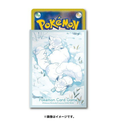 alolan vulpix card sleeves Snow Miku & Holographic designed to protect your cards from scratches Pokmon Card Game] Deck Shield