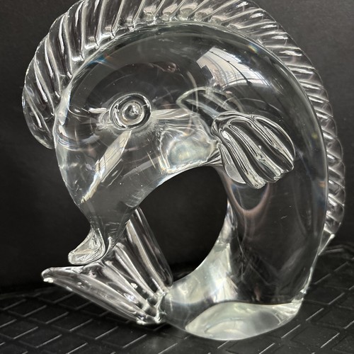 Vintage Murano Licio Zanetti signiert mundgeblasen Glas Fisch Skulptur Figur 8,5' - Bild 4 von 11