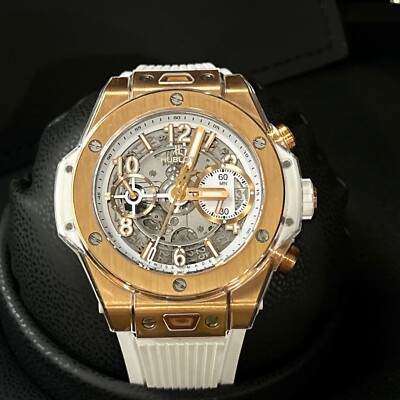 HUBLOT 441.OE.2010.RW UNICO KING GOLD WHITE 42MM