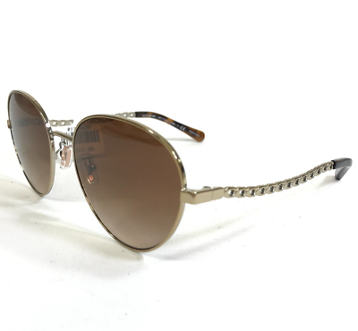 Coach Sunglasses HC 7114 L1148 900574 Light Gold Round  display picture 3