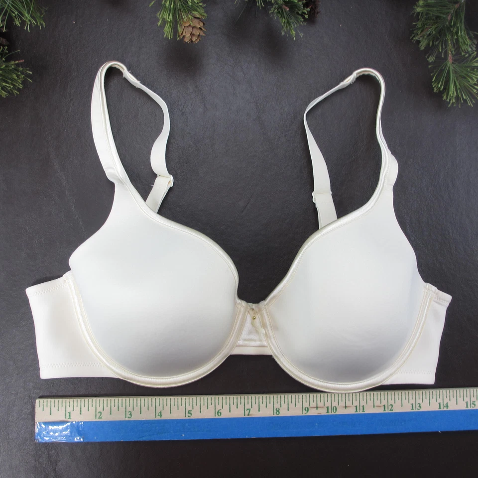 Sujetador Vanity Fair Talla 36C Amarillo Acolchado Con Aros Cierre Ajustable Espalda Foto 2 de 4