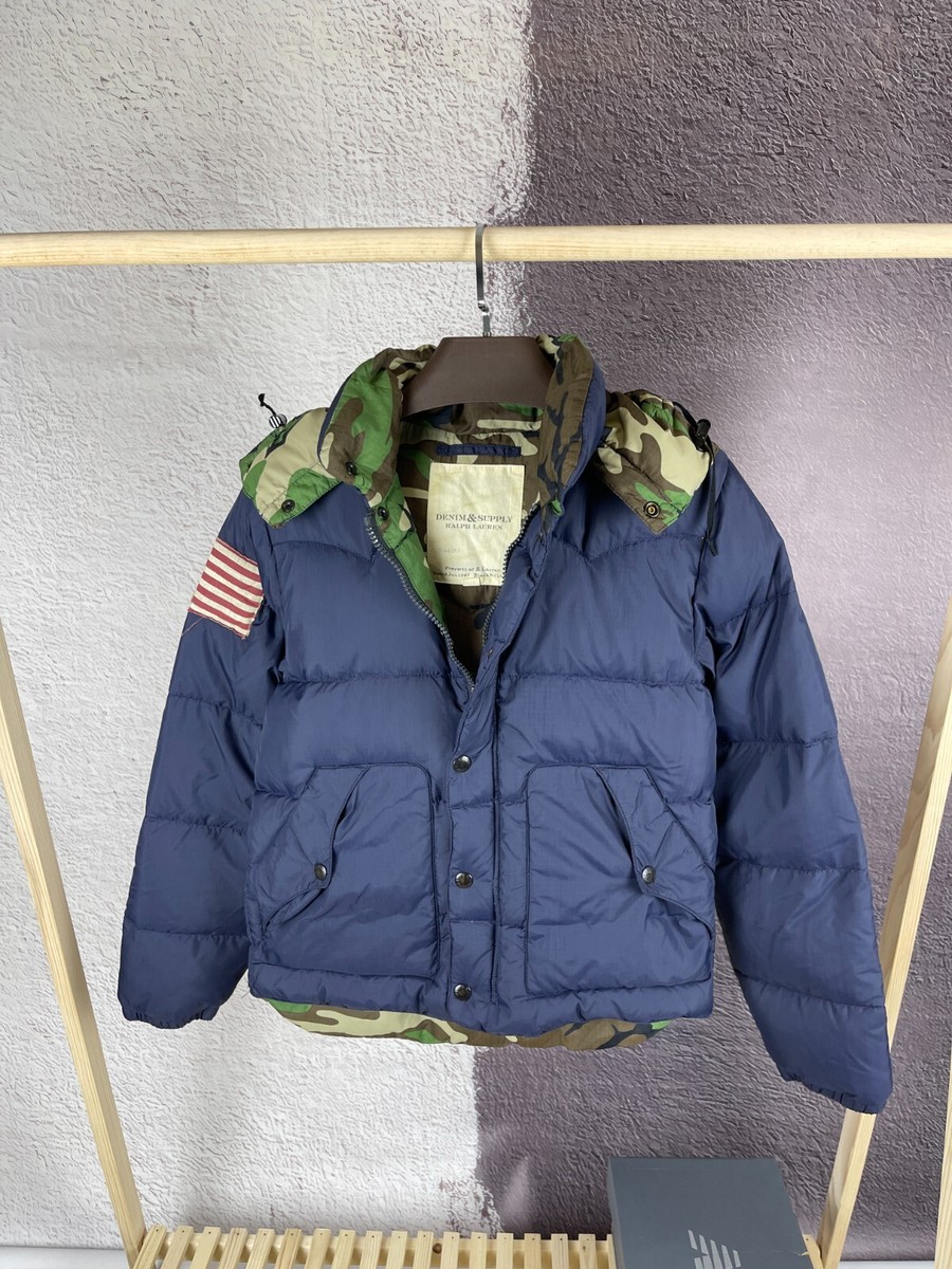Denim & Supply Ralph Lauren down jacket USA flag quilted | eBay Denim & Supply Ralph Lauren down jacket USA flag quilted | eBay