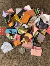 Handmade Mini Greeting Card Lot Gifts Prizes Kids Disney Holiday Stars Hearts
