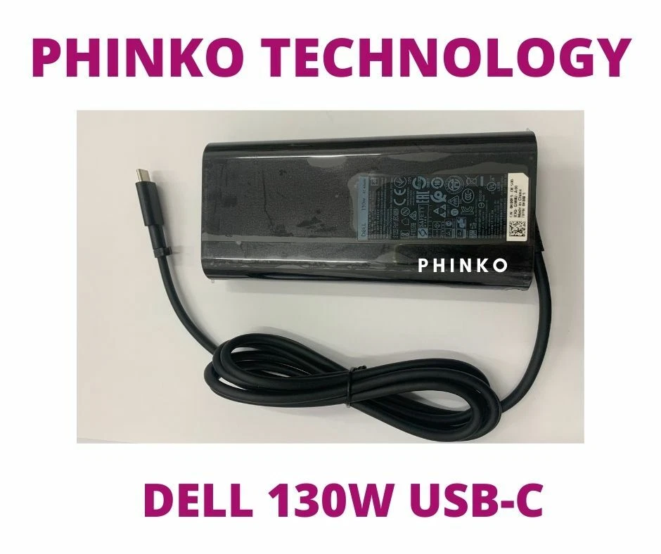 Dell 130W USB-C Type-C AC Adapter Charger XPS15 9500 9575 17 9700 Original 