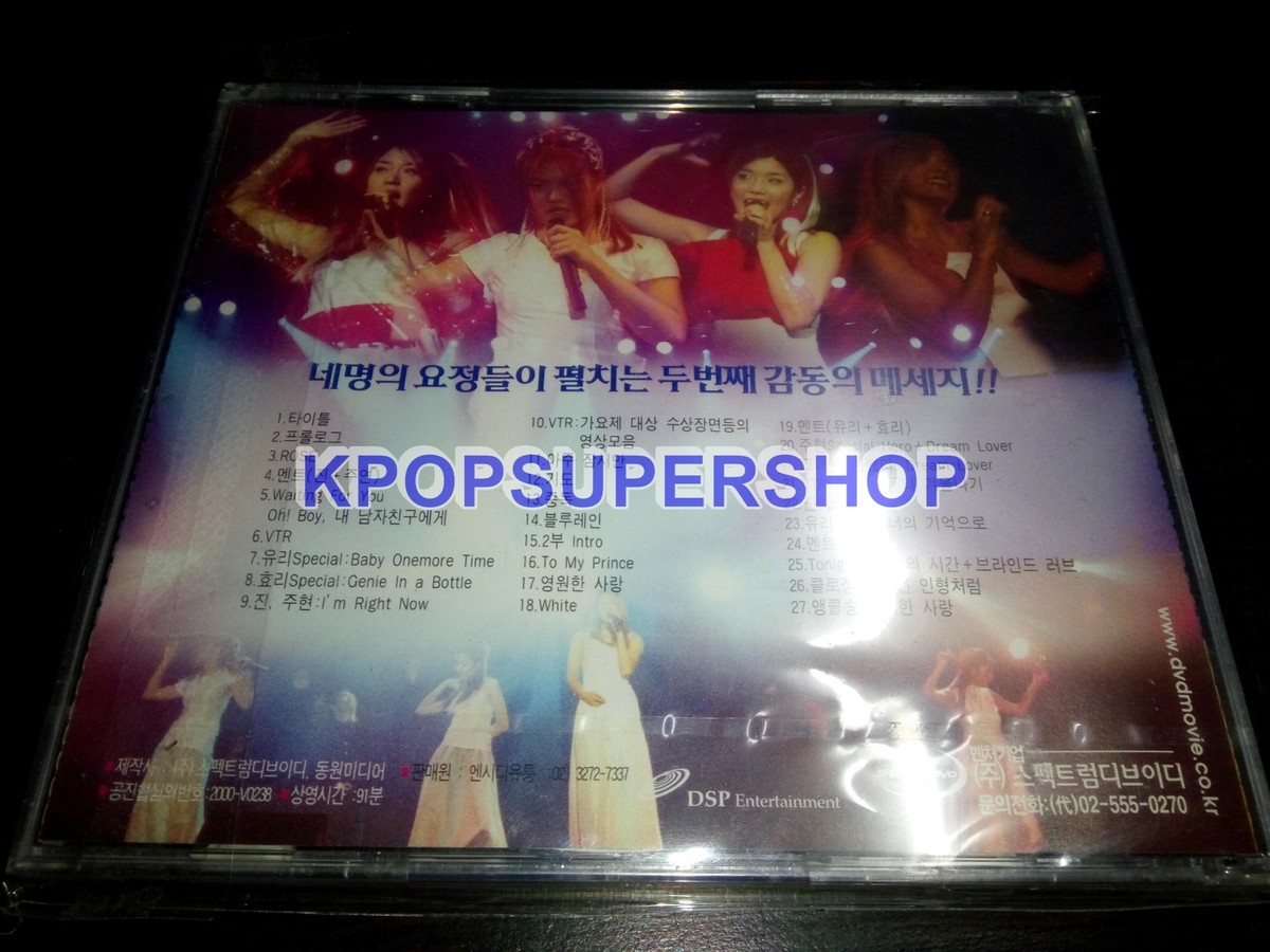 K-POP・アジア Fin.K.L 2001 THE SECOND LIVE CONCERT CD Fin.K.L - 2000 the Second Live Concert VCD New Sealed Rare