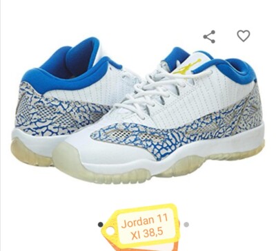 NEW Nike Air Jordan XI 11 Low 38.5 Sunset Concord Space Jam Jumpman Very Rare