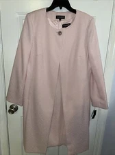 John Meyer Pink 2 Piece Size 12 Dress Jacket Suit Set NWT