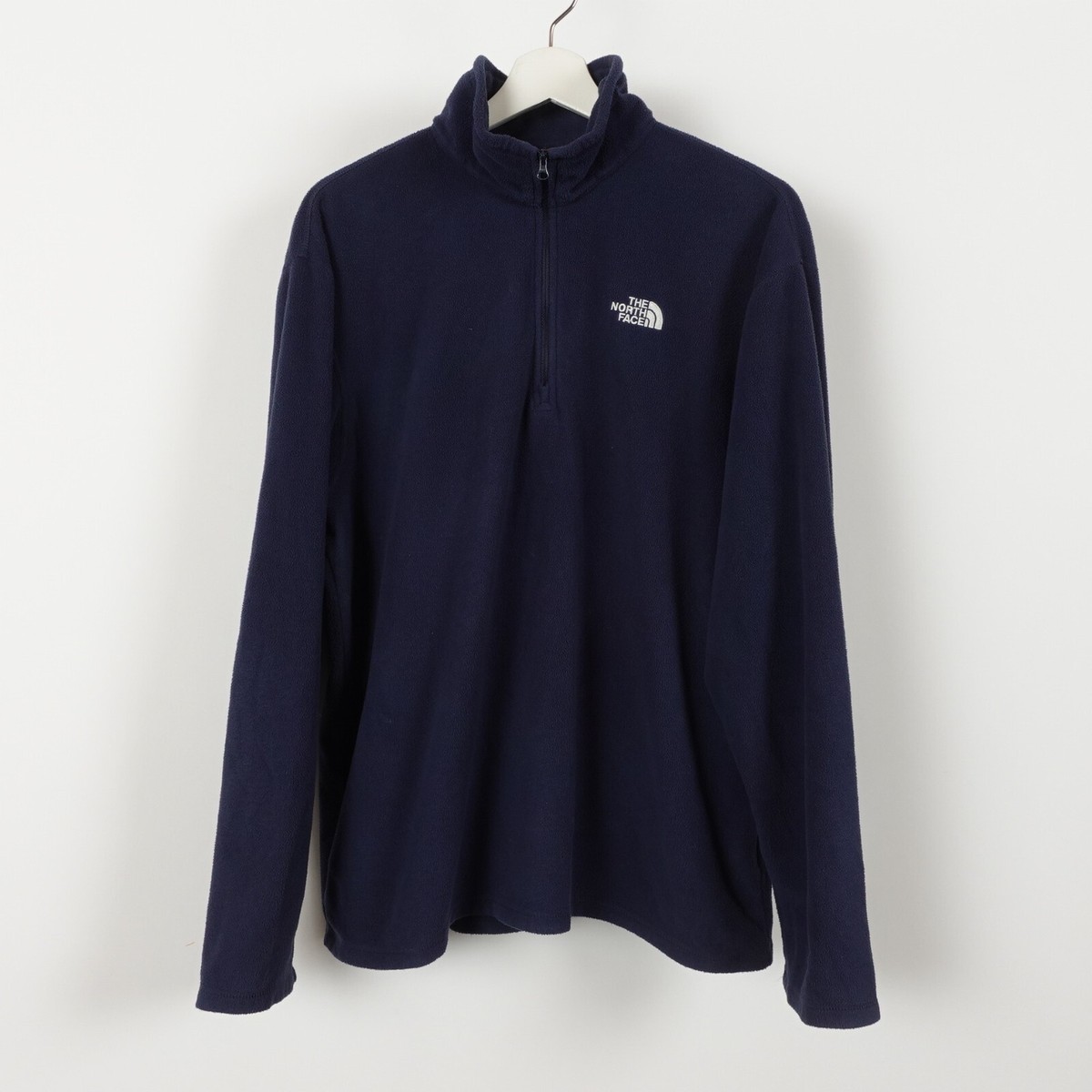 The North Face 1/4 Zip Light Fleece Jacket Mens Large Polartec