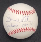 STEVE WHITAKER Signed Official MLB Baseball-1966-68 NEW YORK YANKEES-PSA