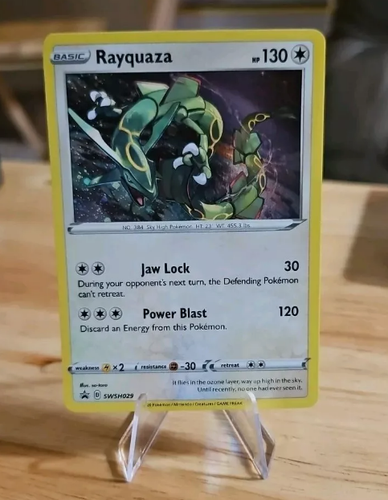 85x Pokemon TCG Rayquaza SWSH029 Sword & Shield Promo Holo Near Mint/Mint