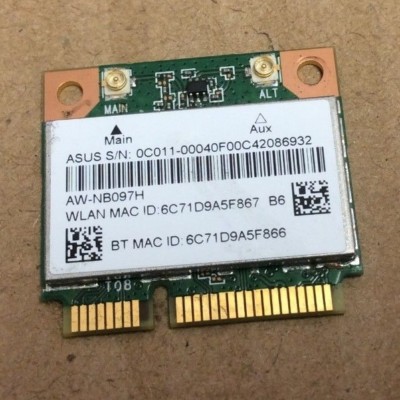 Asus AW-NB097H Atheros AR5B225 WiFi Wireless Card  #142 /10