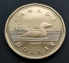 1997 Canada Loonie — photo from another recent sale
