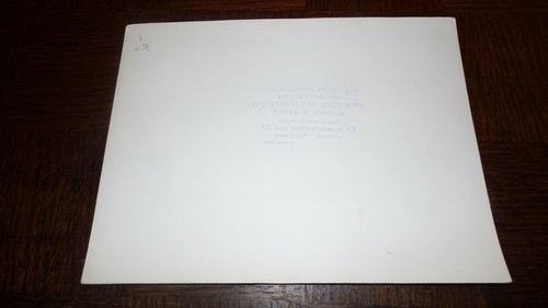 Photo n&b Robert Manson - 18,5 x 24 cm - Picture 2 of 2
