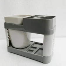Plastic Toothbrush Holder Stand 1 Cup Bathroom Toothbrush Toothpaste Case
