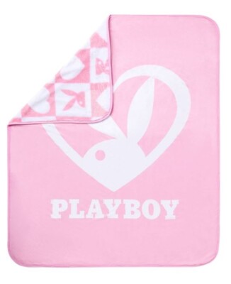 Officially Licensed Playboy Bunny Logo Pink and White Reversible