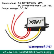 1PC non-isolated  power converter DC15-78V to 12VDC AC30-56V to 12VDC 2A 24W