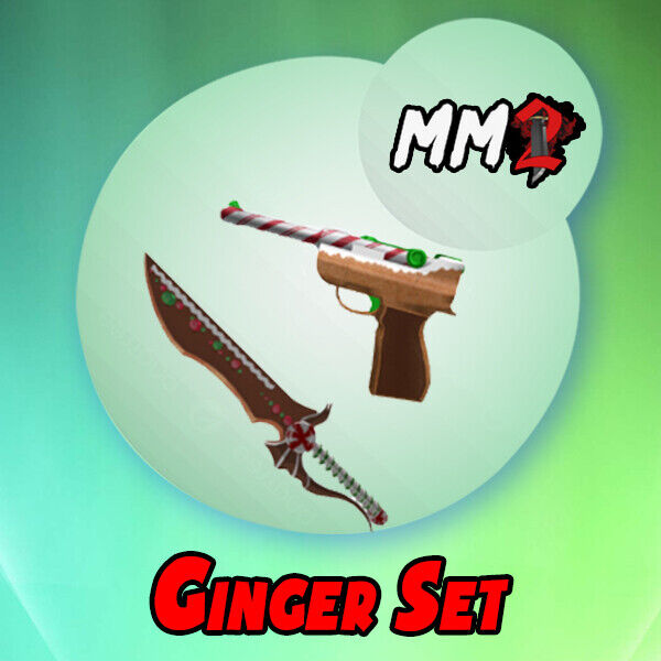 RARE GINGER SET💚❤️FAST DELIVERY💚❤️MM2 ROBLOX RARE 2 ITEMS TOTAL