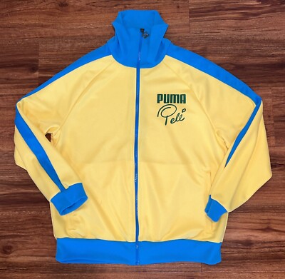 Puma Brazil Track Jacket Mens Puma Pele Retro Football Brazil - Main Image