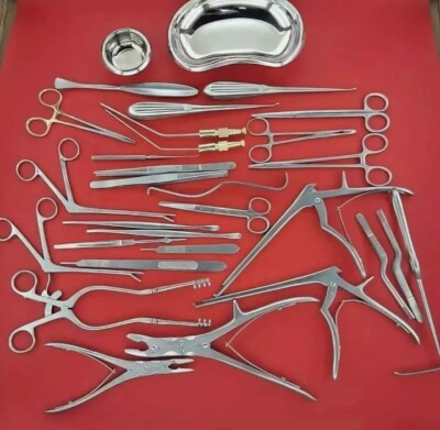 20 Pcs Set Neuro Spinal Surgery Surgical Orthopedic Instruments high Quality