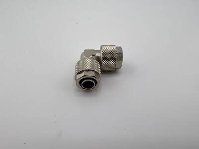 Alphacool 10/8mm (8x1mm or 1/4 inch ID) 90 degree elbow compression fitting