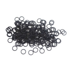 100PCS Black Nitrile butadiene O Rings Sealing Rubber Gaskets OD 4-24 mm 1.5mm
