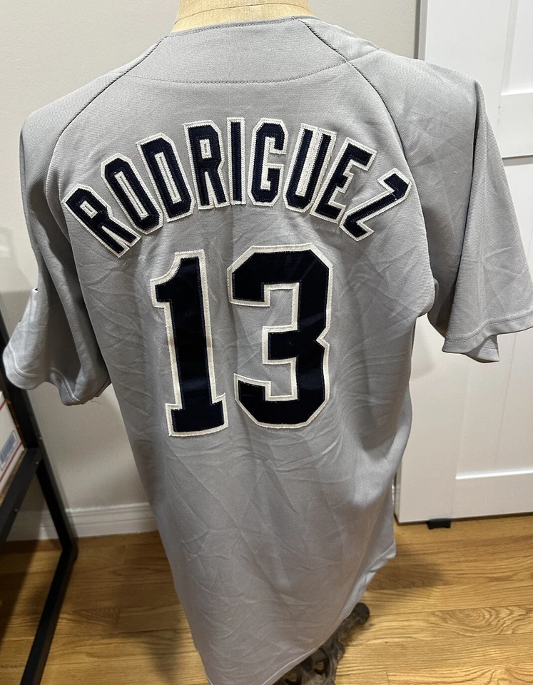 Бейсбольная футболка New Jersey Police Department Rodriguez No13 мужская большого размера - Изображение 2 из 4