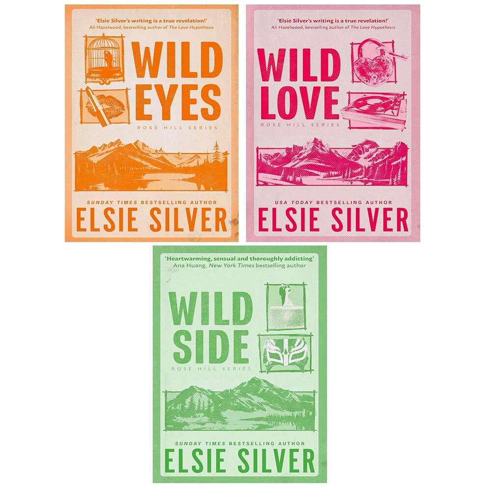 Rose Hill Series Collection 3 Books Set by Elsie Silver Wild Love, Wild Eyes